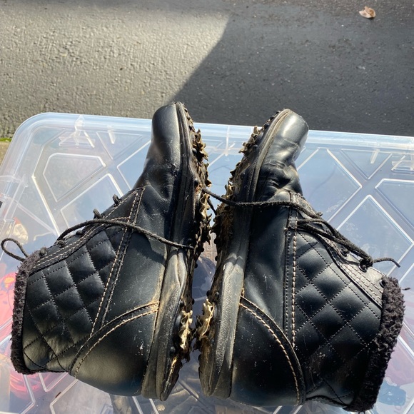 FootJoy 86110 Womens Black Patent Leather Golf Boots Size 8M - Picture 11 of 13